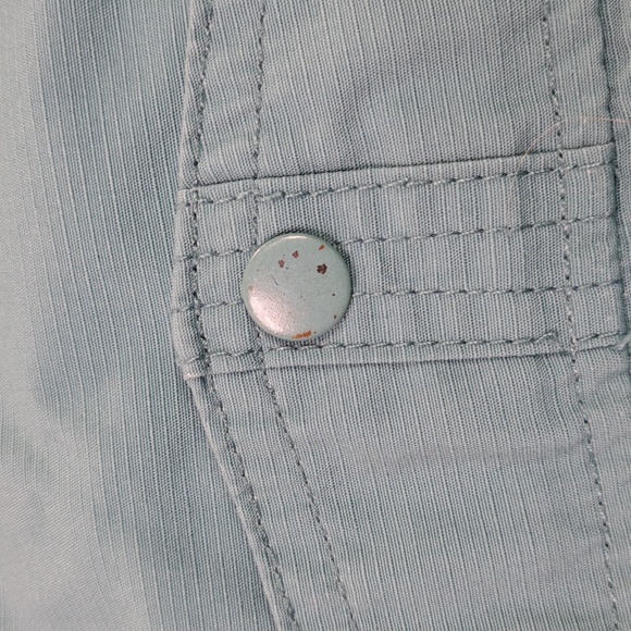 Haband's Fit-Forever Light Aqua Cargo Shorts Men's Size 40 - Picture 10 of 11